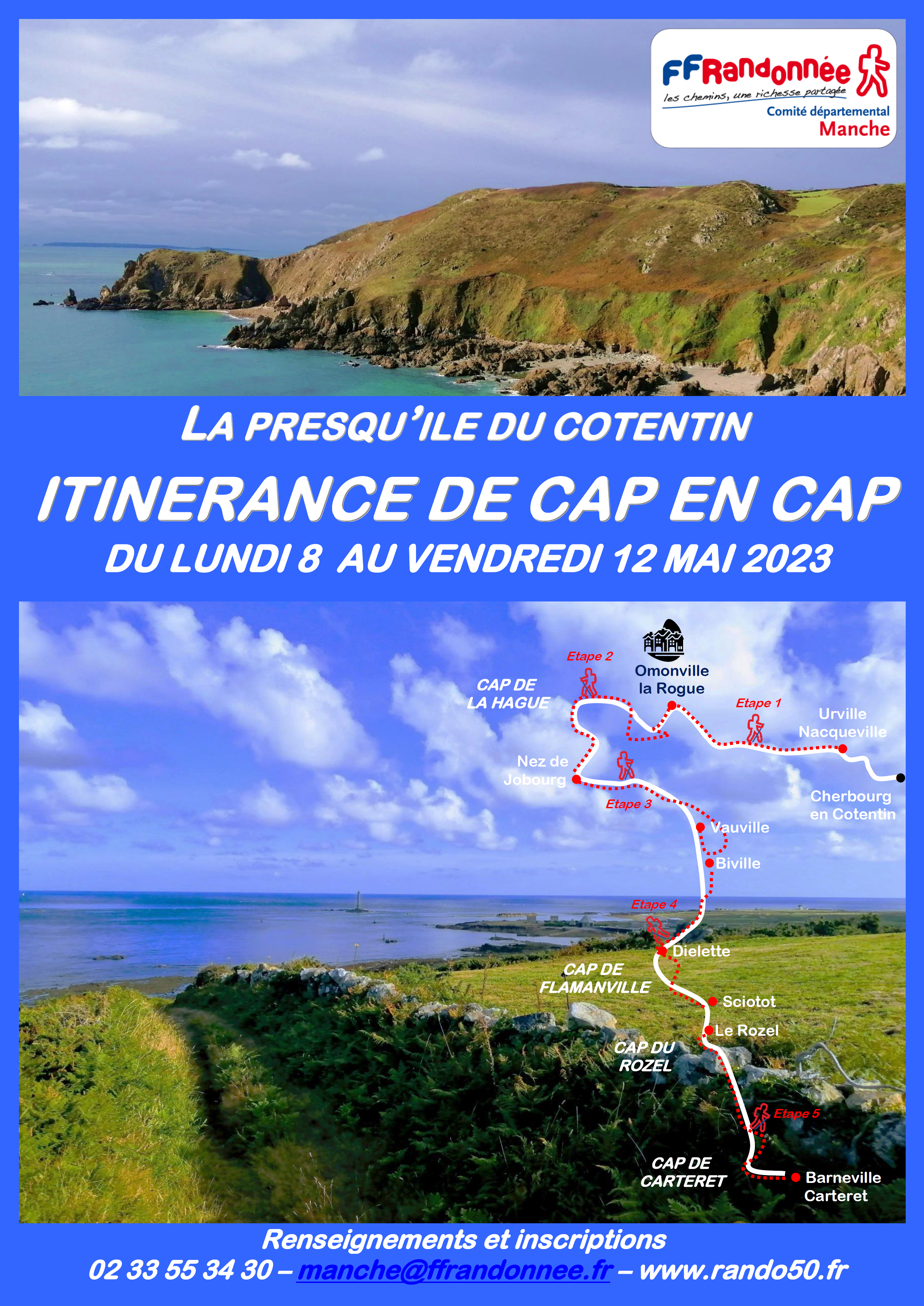 La presqu'ile du Cotentin à pied_8 au 12 mai 2023